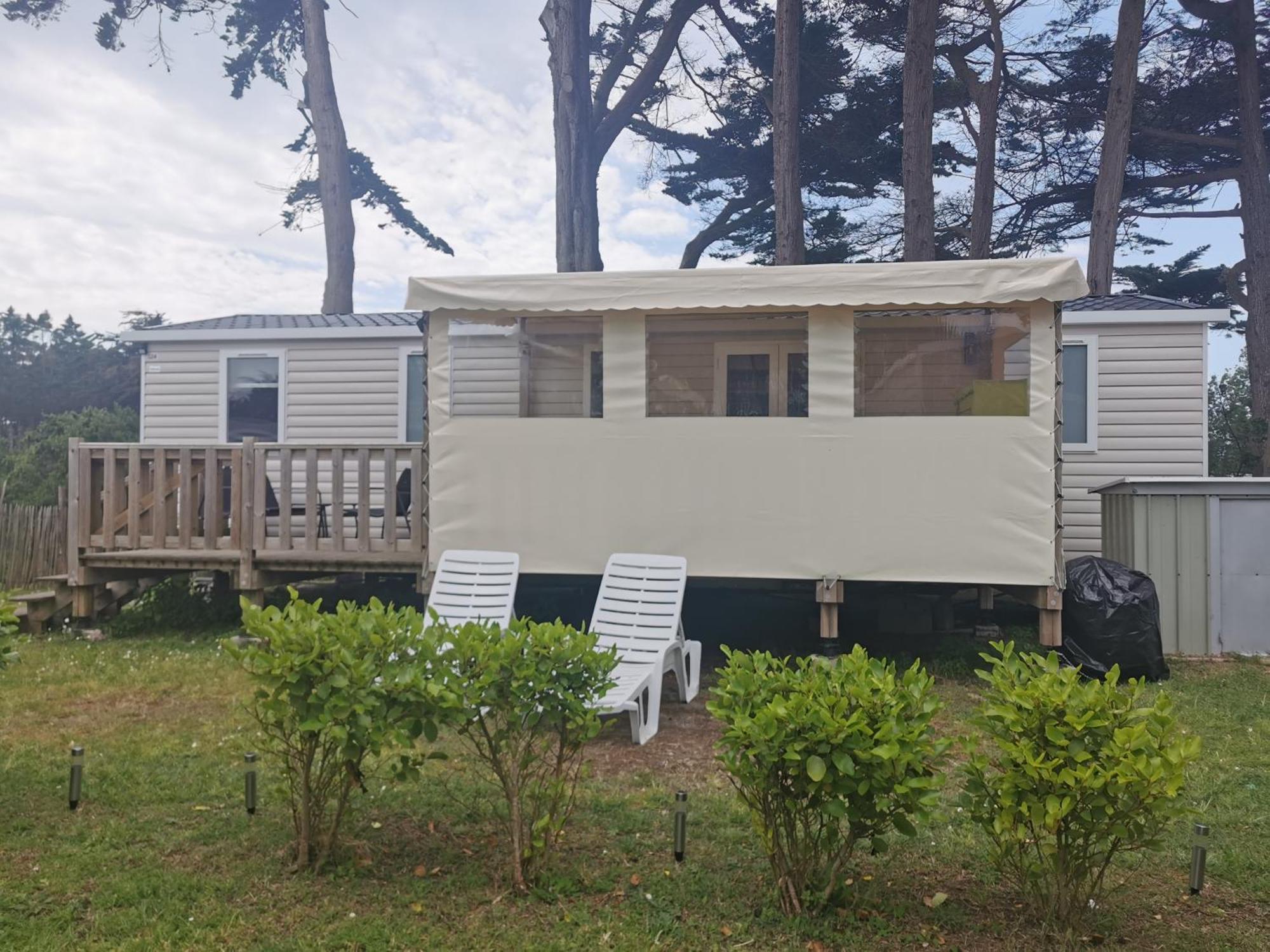 Mobilhome Vue Ocean La Costa Breizha Quiberon Exteriör bild