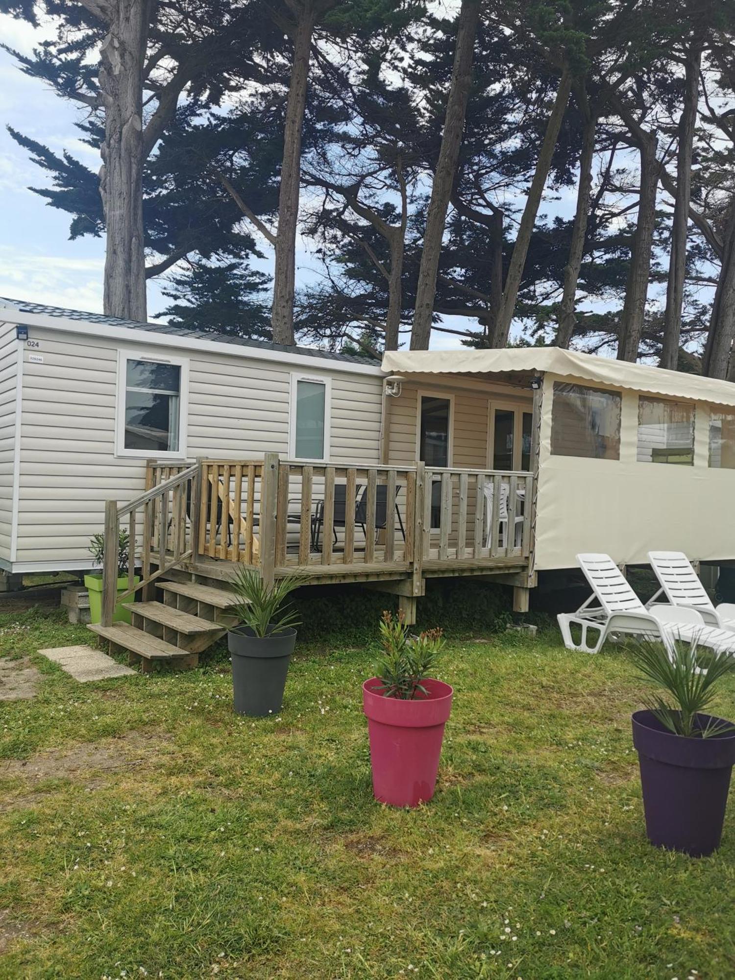 Mobilhome Vue Ocean La Costa Breizha Quiberon Exteriör bild