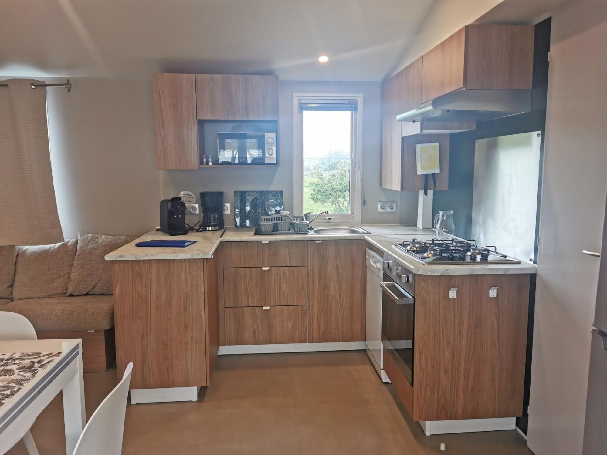 Mobilhome Vue Ocean La Costa Breizha Quiberon Exteriör bild