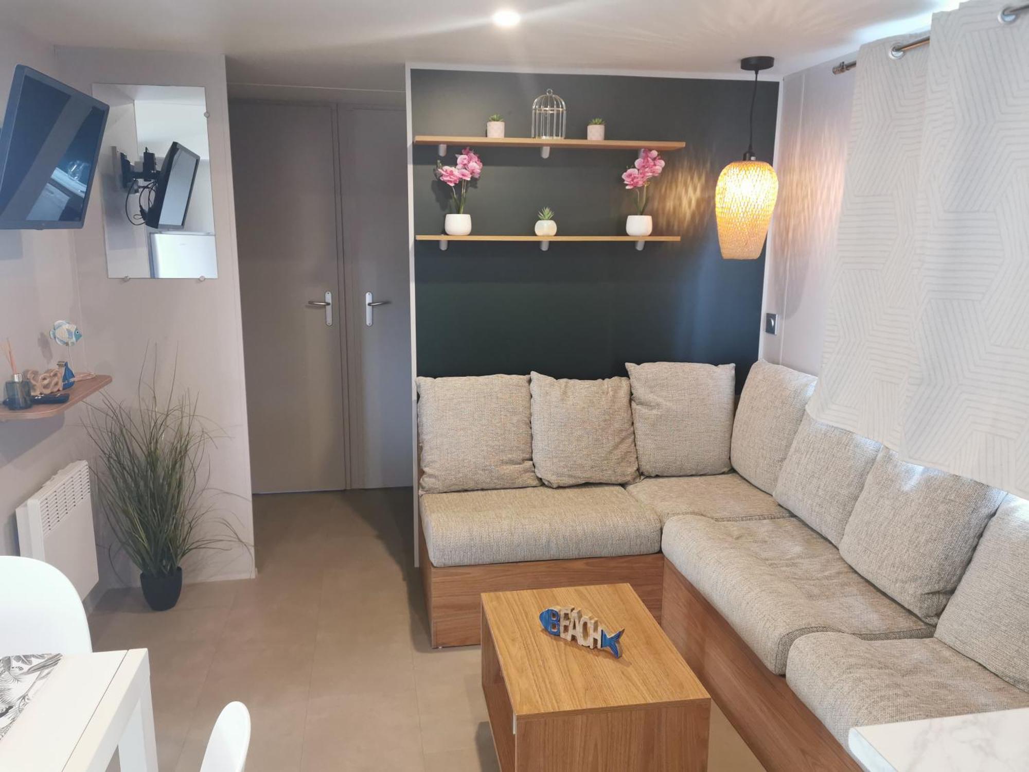 Mobilhome Vue Ocean La Costa Breizha Quiberon Exteriör bild